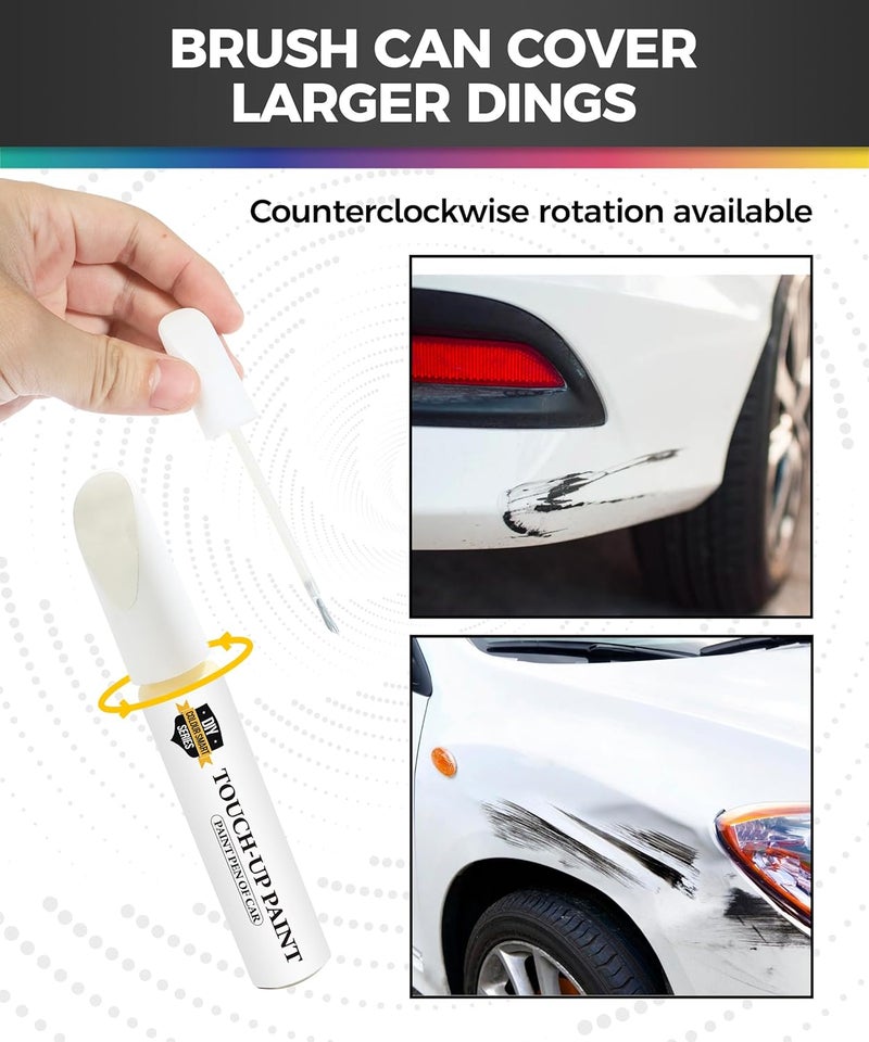 UBOG Car Paint Scratch Repair,Touch Up Paint for Cars,Touch Up Paint Pen,Car Accessories Car Scratch Repair,Car Touch Up Paint,Car Scratch Remover Pen,Car Paint Pen for Erase Car Scratches (White) - Image 3